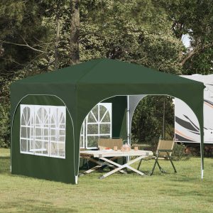 Pop-up Feesttent 290 x 290 x 245 cm Groen