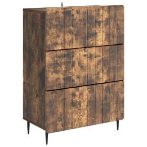 Ladenkast Gerookt eiken 66 x 34,5 x 92 cm Bewerkt hout
