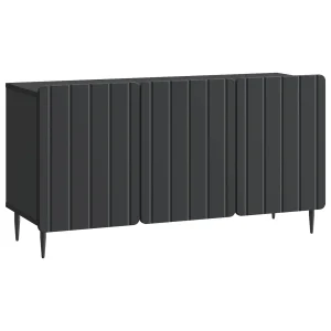 TV-kast Zwart 99 x 34,5 x 52 cm Bewerkt hout
