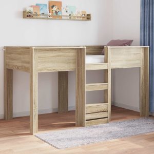 Bunk Bed voor Kinderen Sonoma Eiken 90 x 200 cm Bewerkt hout