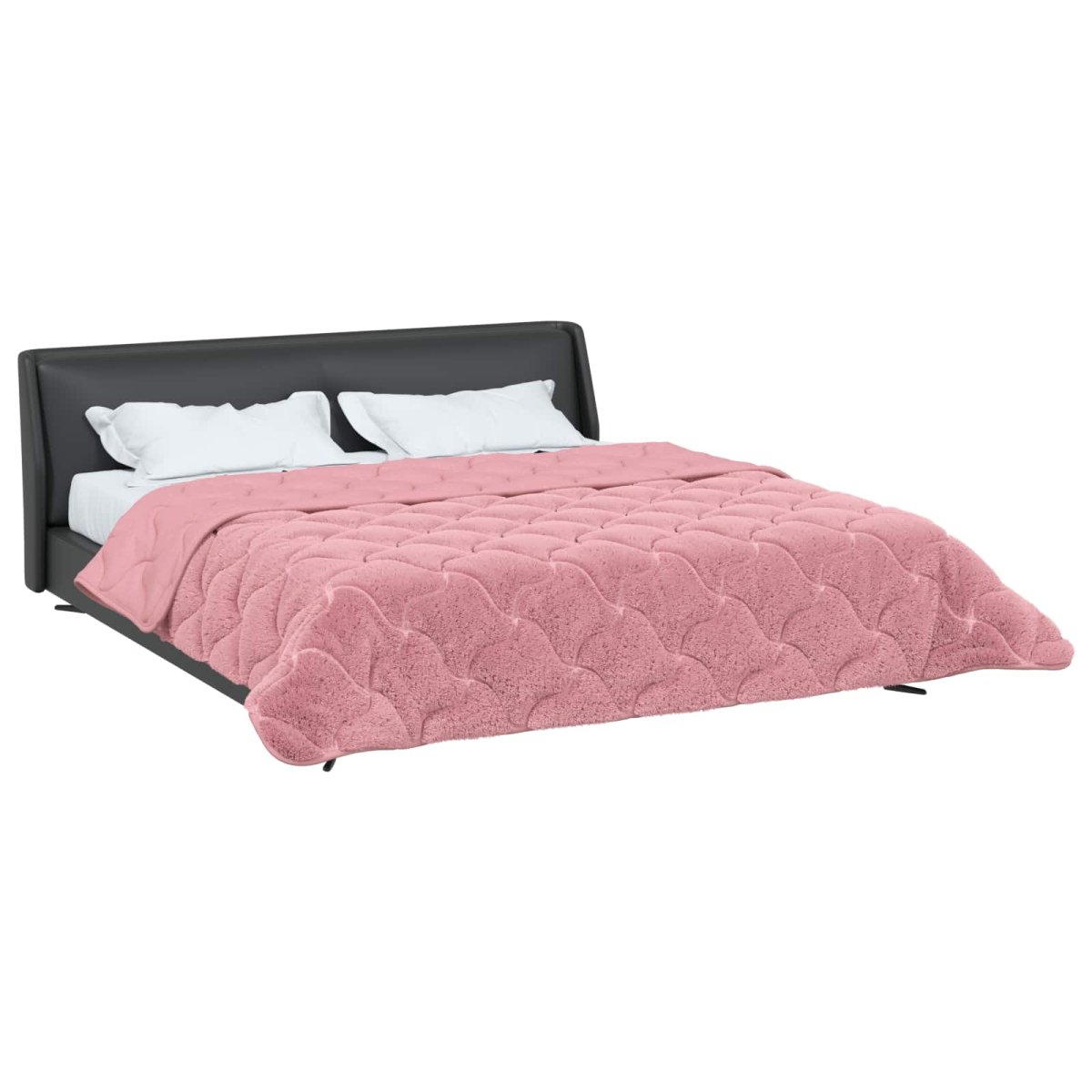 Vol jaar dekbed Roze 220 x 260 cm Microfiber en Teddy fleece - Afbeelding 4