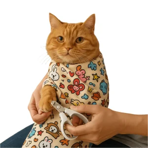 Rustgevende Kattenwikkel met Zelfklevende Sluiting voor Stressvrije Verzorging